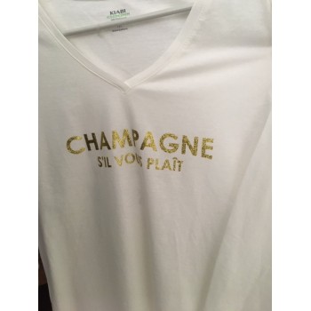T-Shirt Femme  "Champagne"
